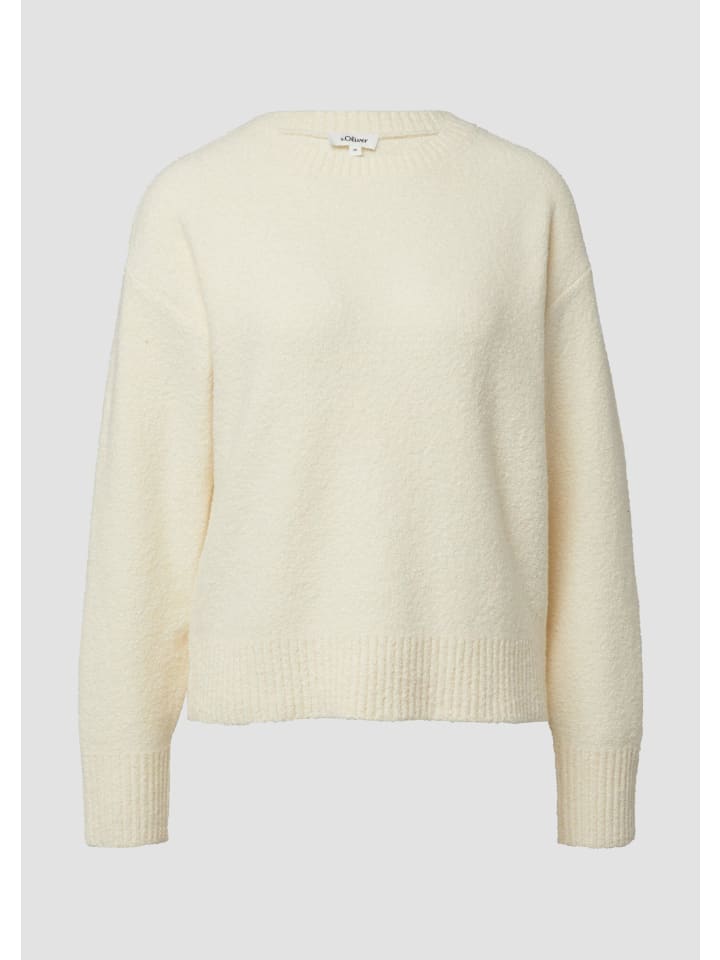 Strickpullover in 8000_helles beige