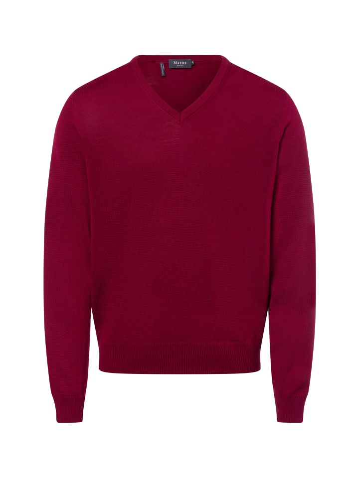 Strickpullover in bordeaux - 0002