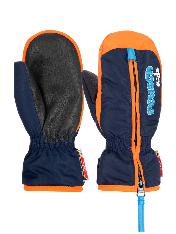 Fäustling Ben Mitten in dress blue/orange popsicle