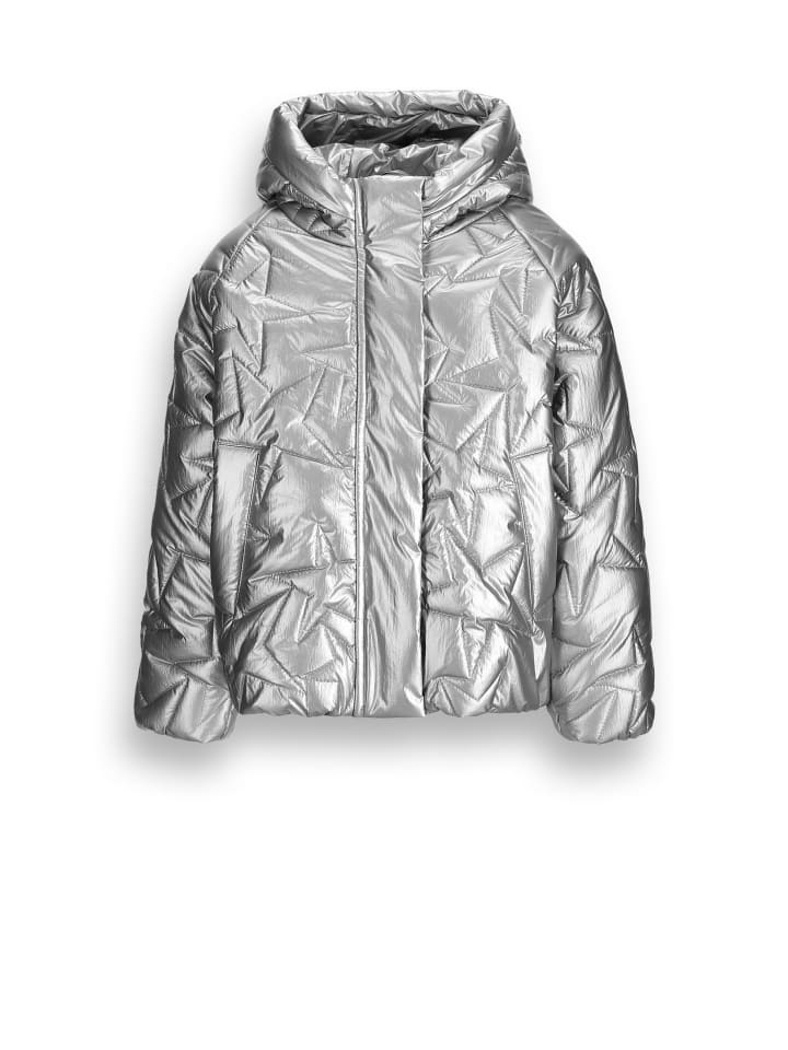 Winterjacke in silber