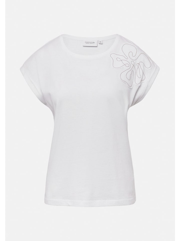 T-Shirt  in  01D4_weiß