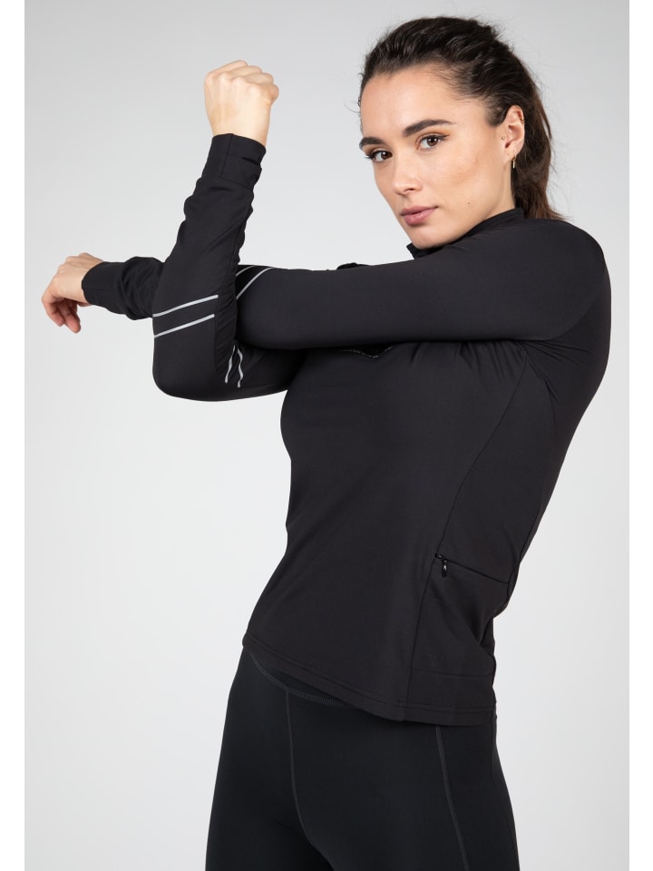 Langarmshirt - Laconia - Schwarz