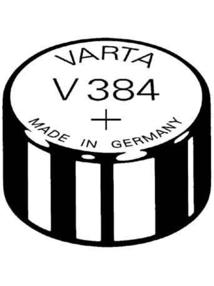 Batterie V 384 SR41 in Schwarz