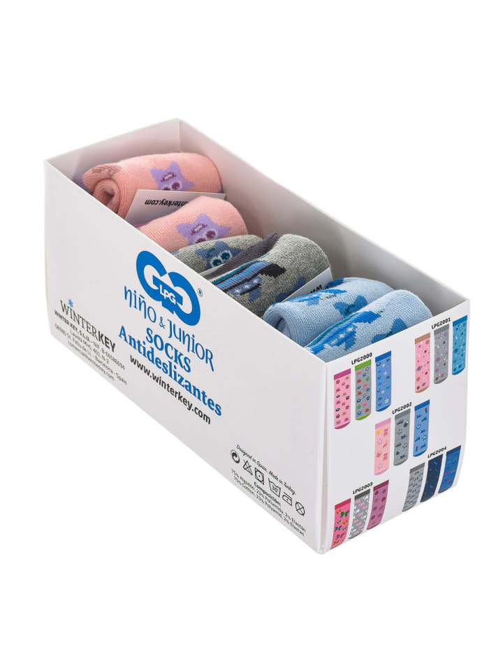 6er-Set: Socken in Multicolored