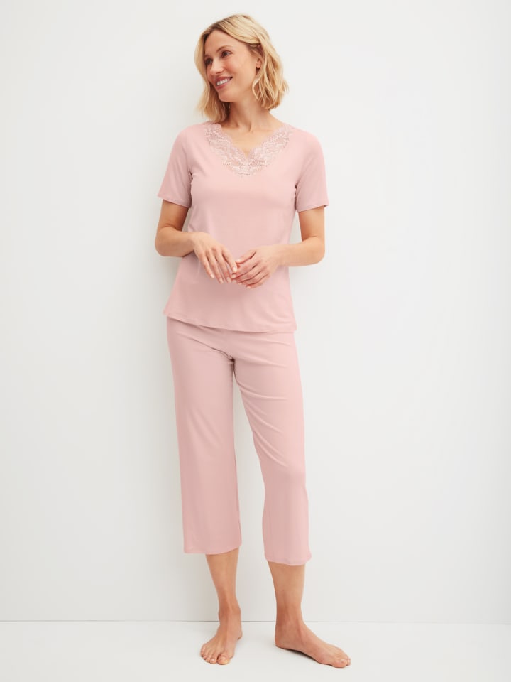 Pyjama in peach rose
