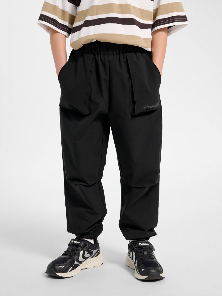 Verstellbare Taille Hose Hmljr Street Kinder in BLACK BEAUTY