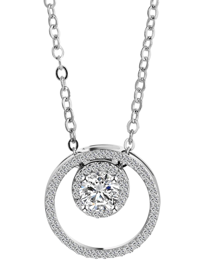 Damen Halskette mit Anhänger – aus 925 Silber in silber