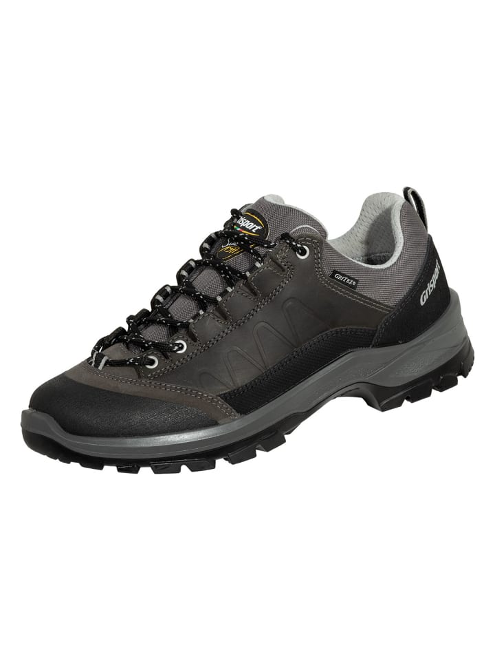 Wanderschuhe Schnürschuh Gritex in anthrazit/grau