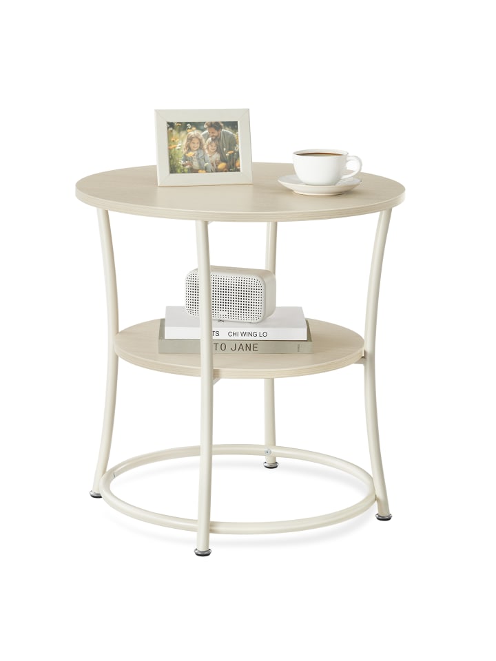 Beistelltisch Dacey-old in Beige - (B)54 x (H)55.5 x (T)54 cm
