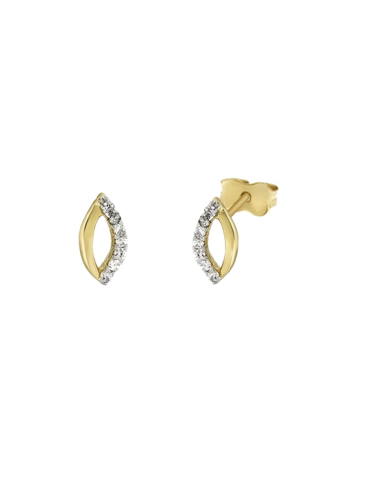 585 Gold Ohrringe Oval
