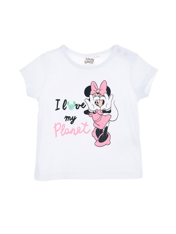 T-Shirt kurzarm in Weiß