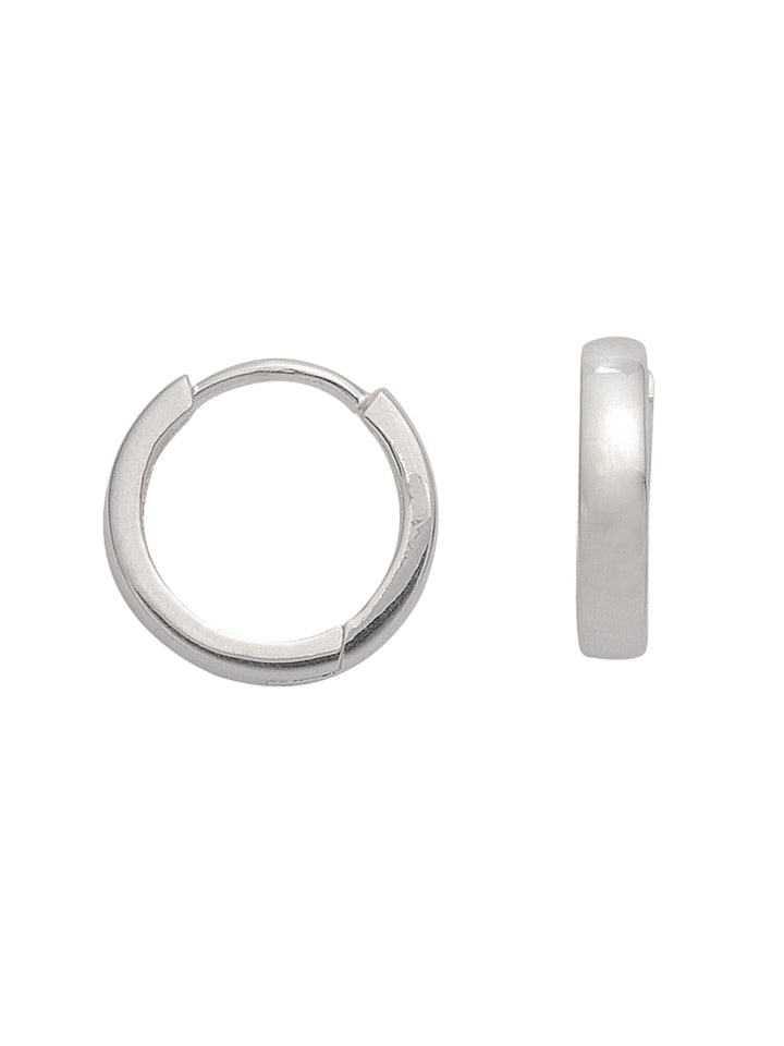 925 Silber Ohrringe / Creolen Ø 14 mm in silber