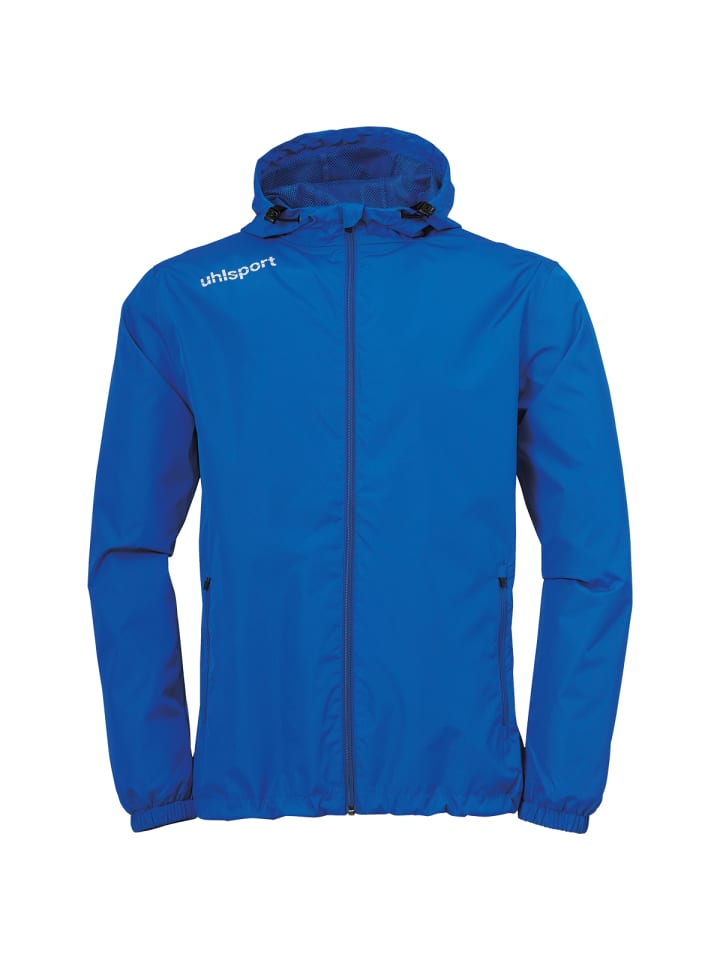 Regenjacke ESSENTIAL Kids in azurblau/weiß