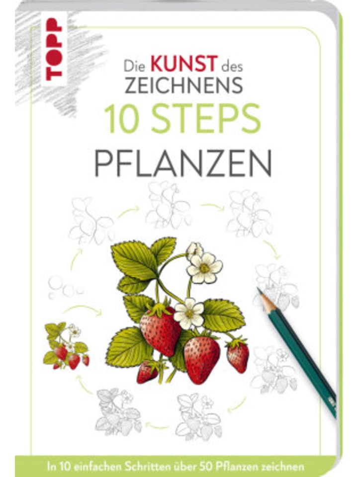 Buch - Die Kunst des Zeichnens 10 Steps - Pflanzen
