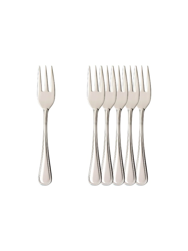 6er Set Kuchengabel Neufaden Merlemont in Edelstahl 14,6 cm