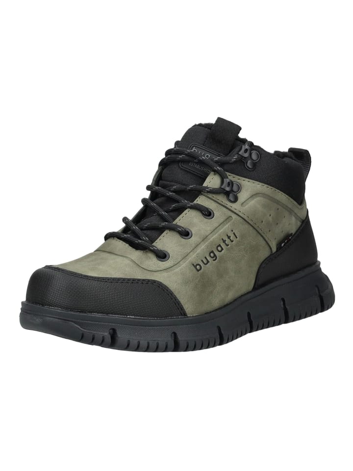 Stiefelette Grün/Schwarz