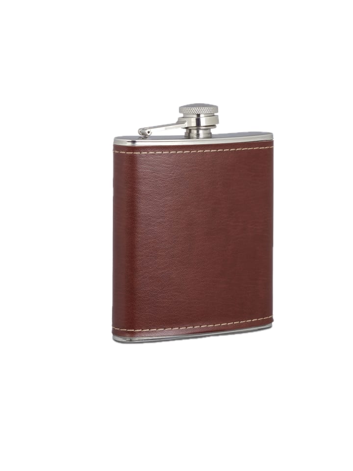 2x Flachmann in Silber - Je 200 ml