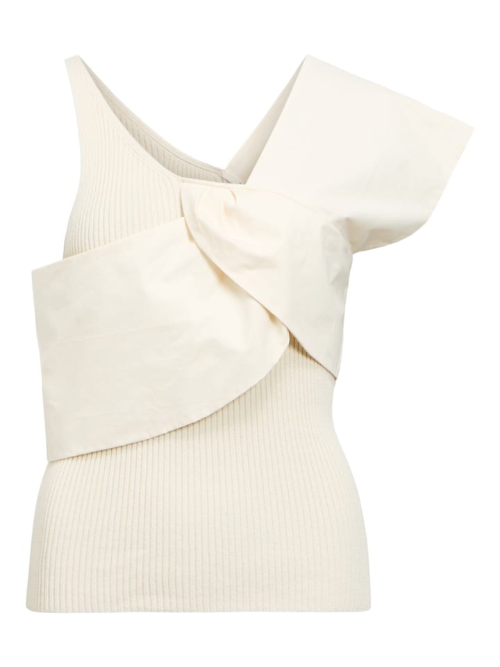 One-Shoulder-Top in Birch