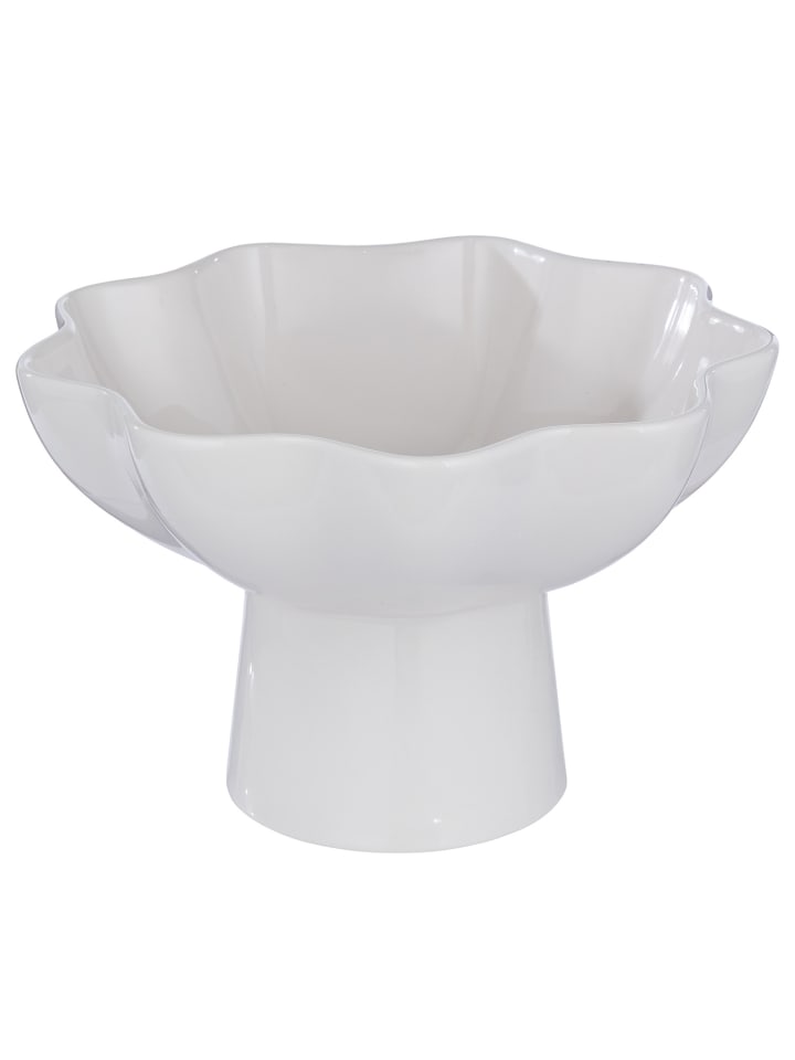 Butlers Schale LOUISE mit Fuß in Creme