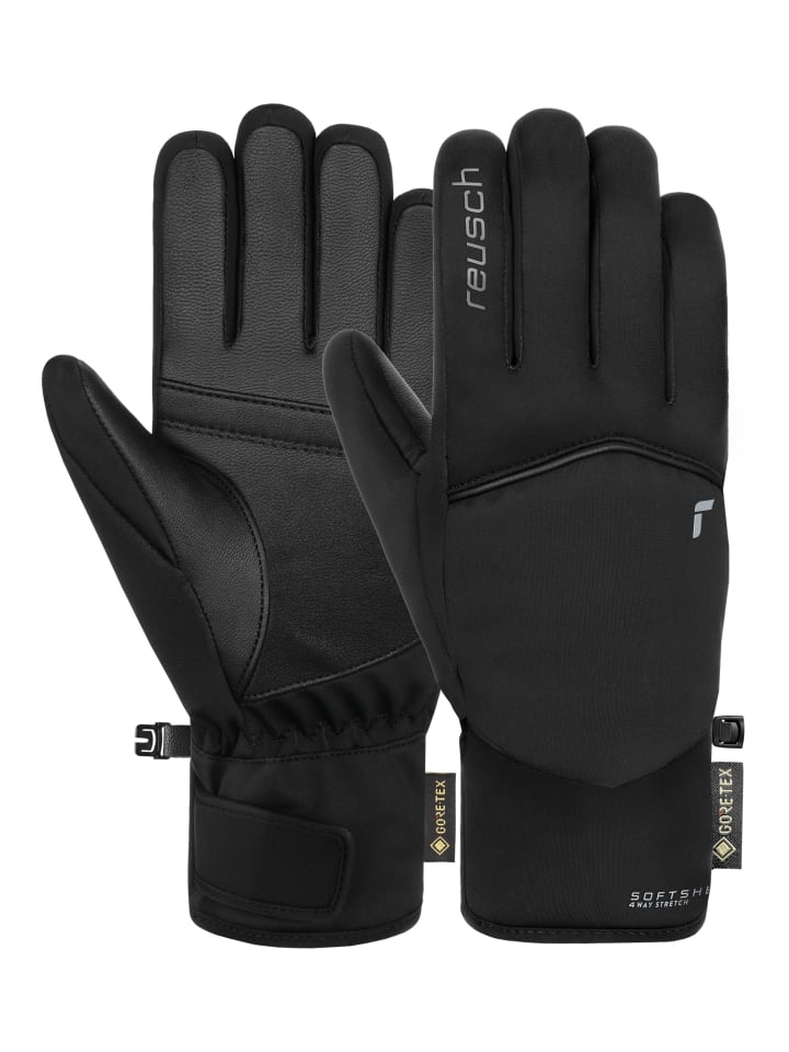Fingerhandschuhe Amira in 7702 black / silver