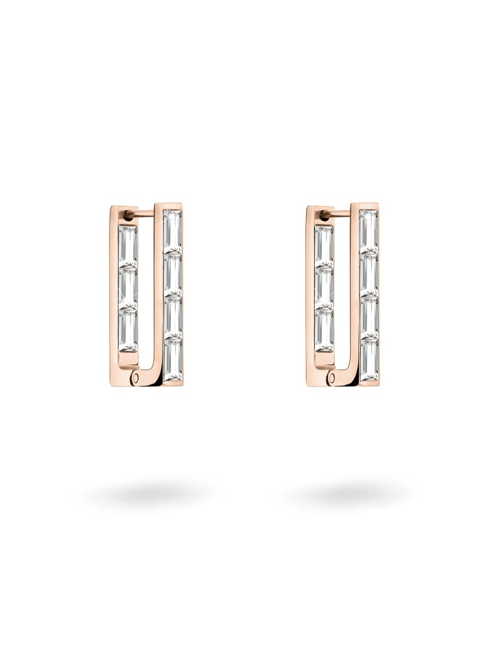 Creolen Sparkling Link in roségold