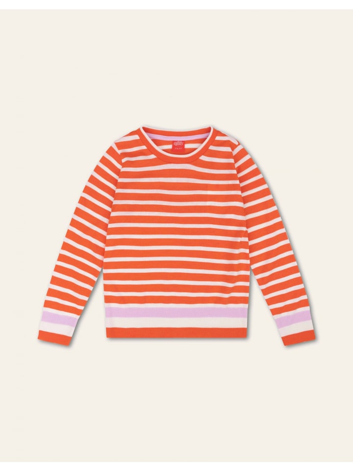 Pullover Krum in Rot