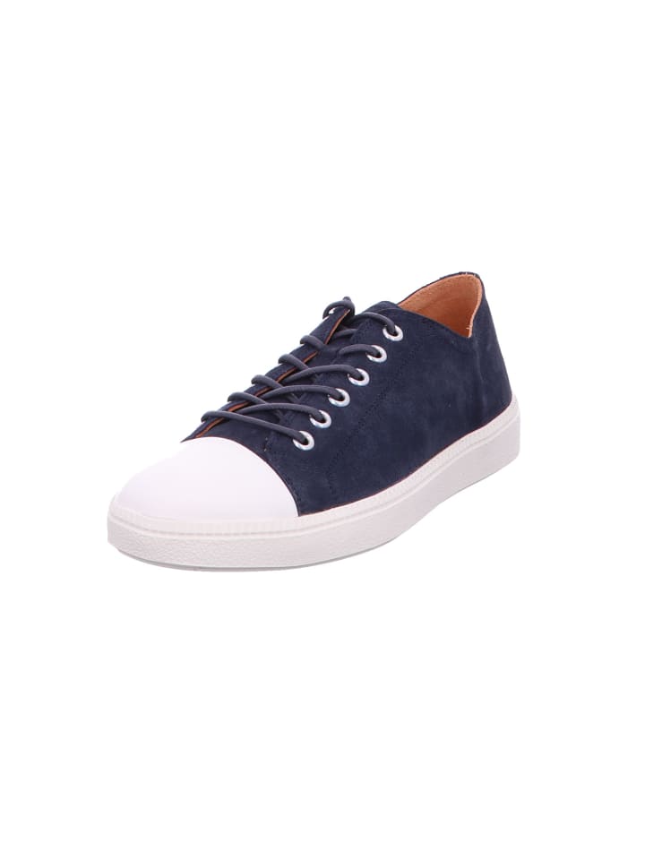 Schnürschuh in blau