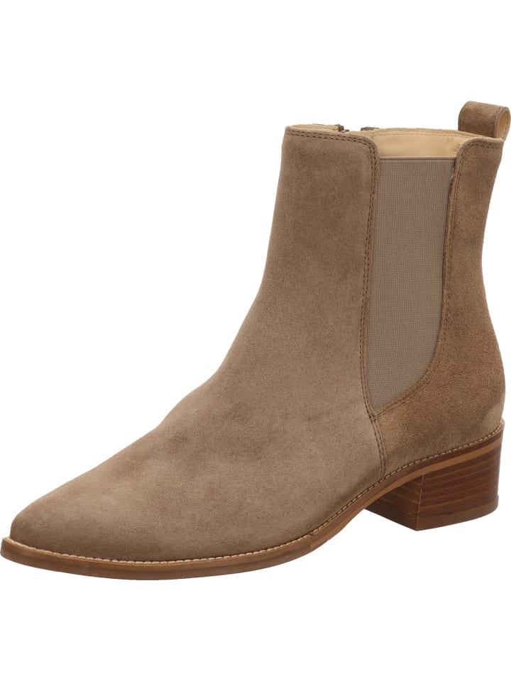 Klassische Stiefelette in beige