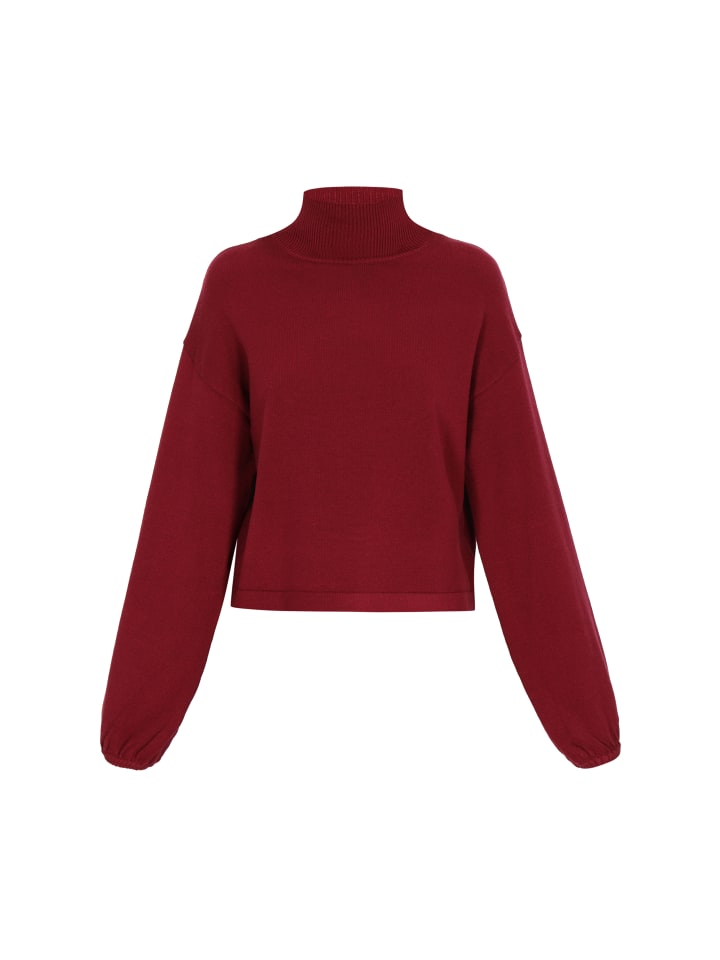 Women Sweater in burgundy