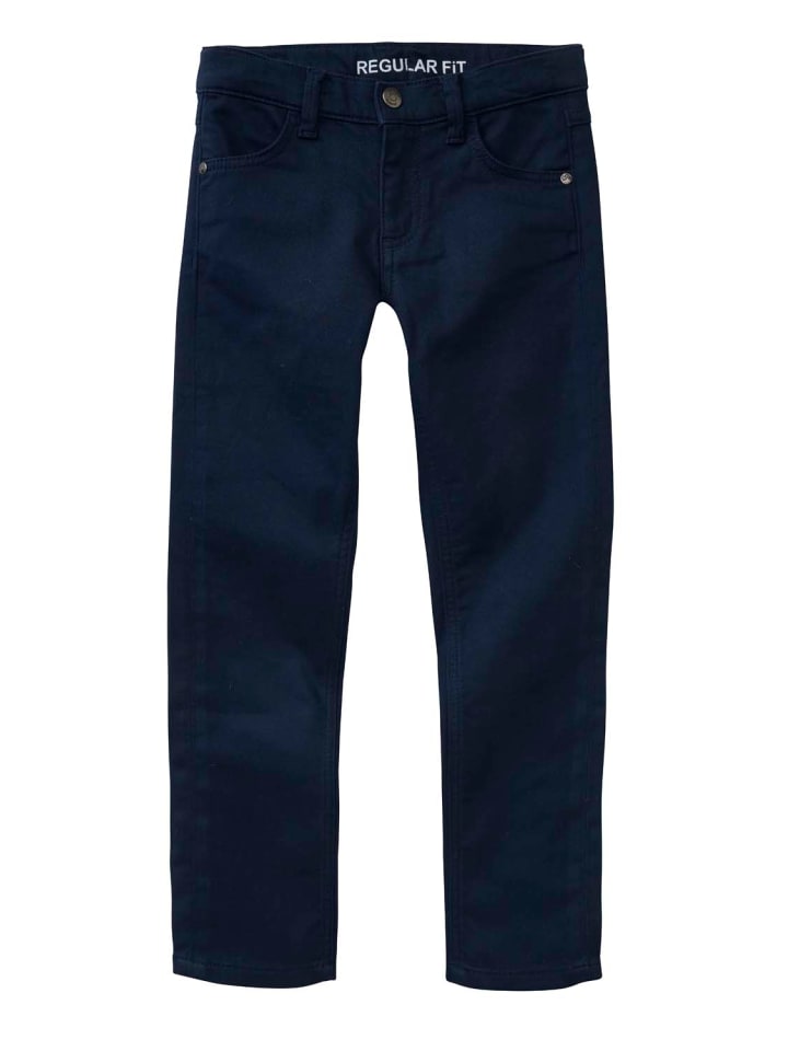 Stretch Twillhose in blau