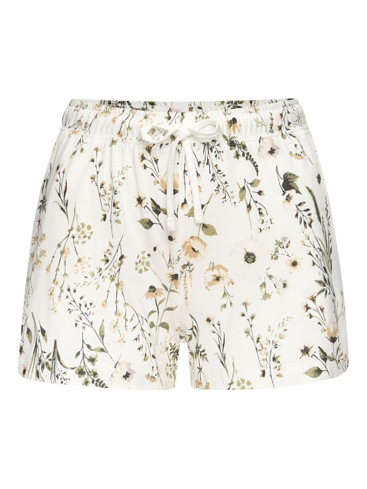 Shorty in ecru-gemustert