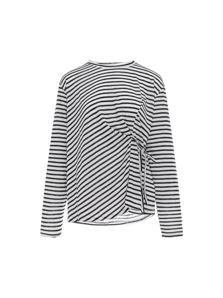 Women Longsleeve in OFFWHITE BLACK