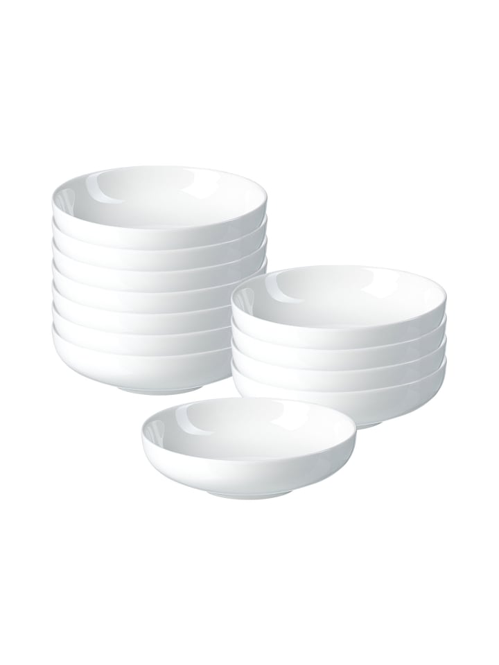 12er Set Beilagenschalen Skagen in Weiß ø 11,5 cm