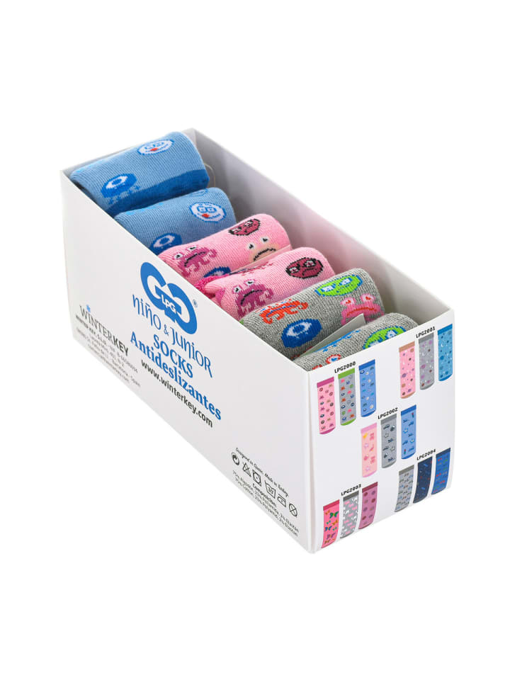 6er-Set: Socken in Multicolored
