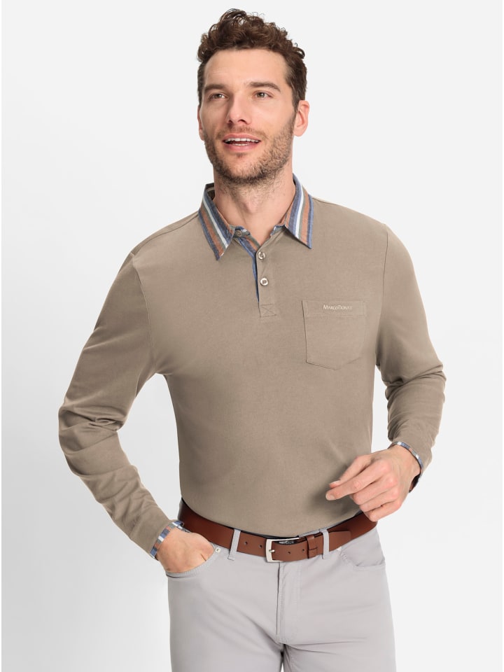 Langarm-Shirt in sesam
