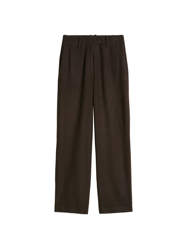 Tailored Pants regular in Stone Brown Melange