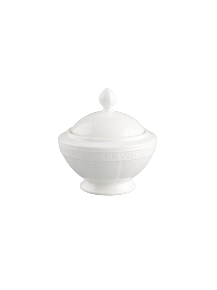 Zuckerdose White Pearl in Weiß ø 11,7 cm