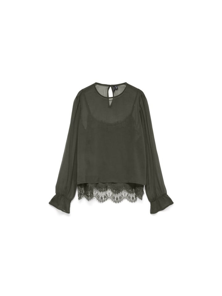 Langarmshirt in Forest Night