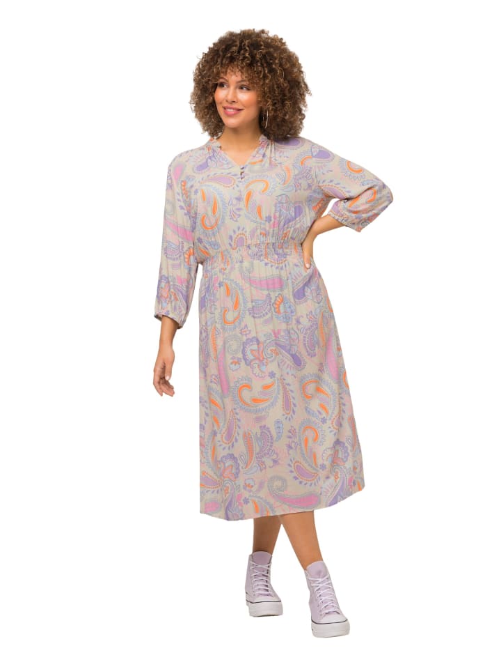 Midikleid in elfenbein