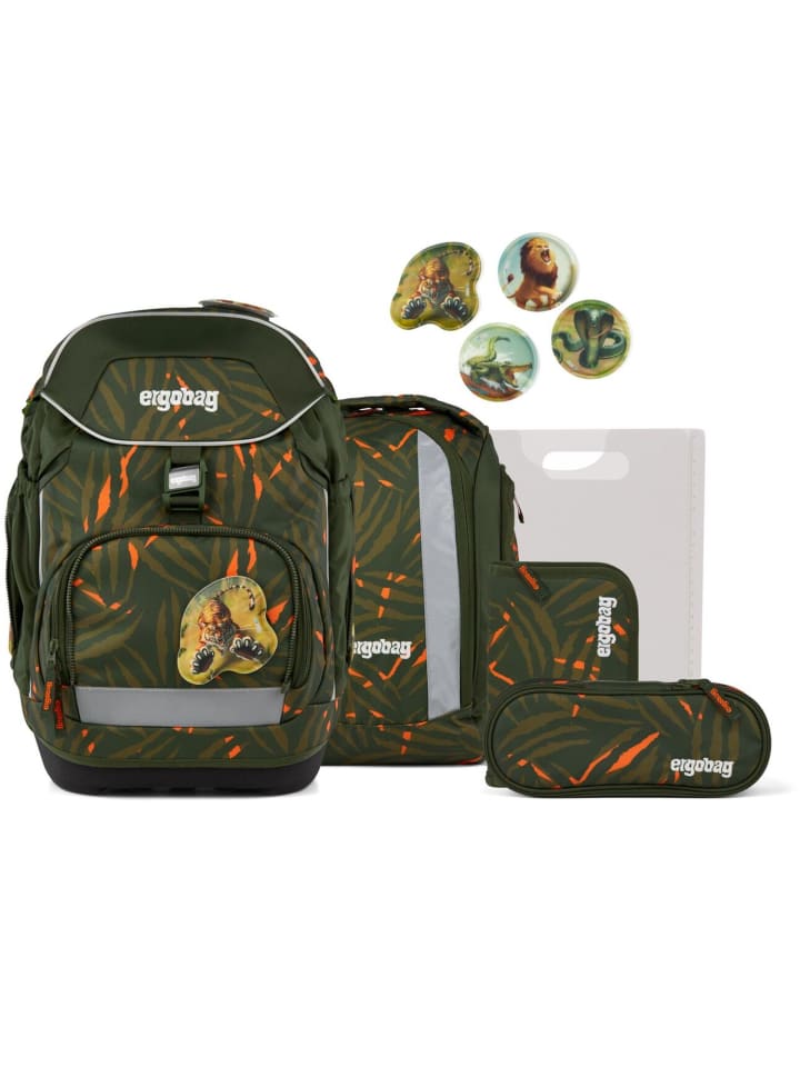 Pack Schulrucksackset 6-tlg. ExBärdition in grün