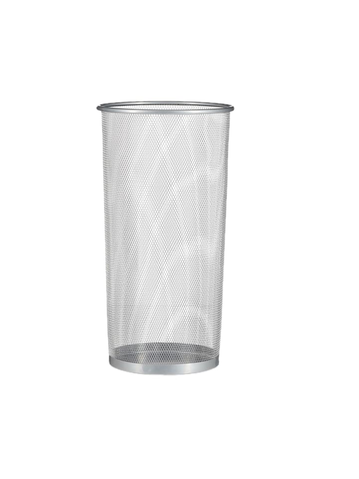 Schirmständer in Silber - (H)50 x Ø 26 cm