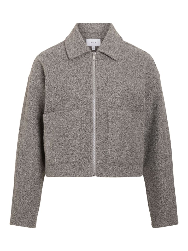 Jacke in Medium Grey Melange