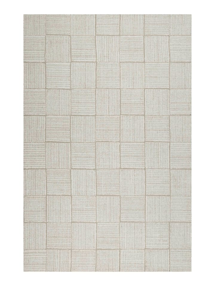 Kurzflorteppich Lasse in creme beige