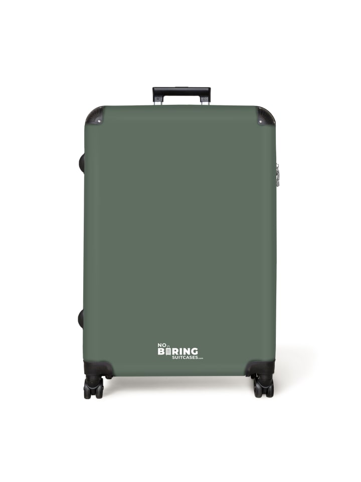 Suitcase, Koffer, Reisekoffer Olivgrün
