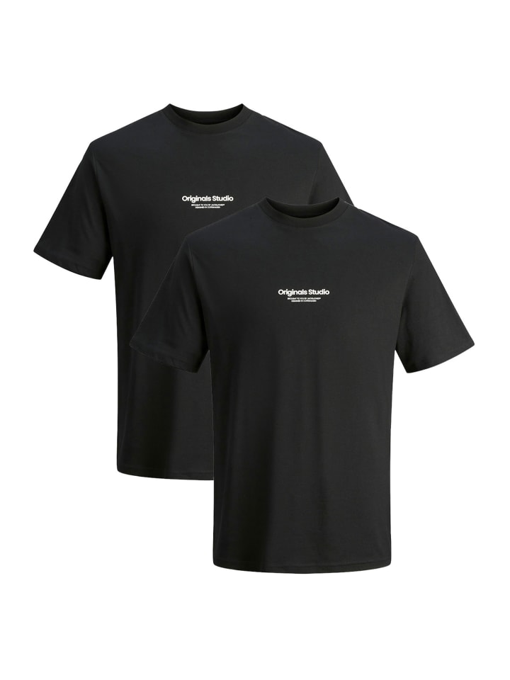 T-Shirt Jorvesterbro in Schwarz
