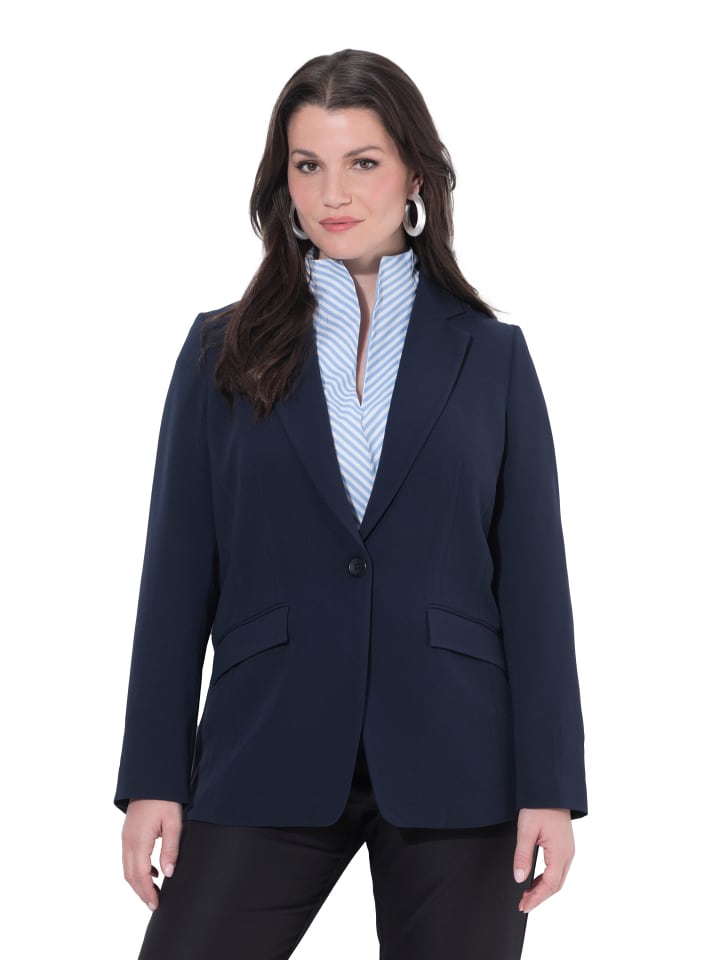 Blazer in dunkles marine