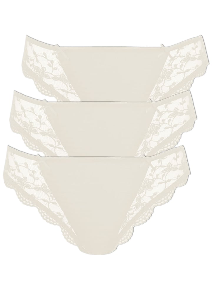 3er Pack String in champagner