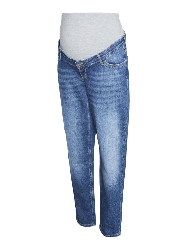 Mom Jeans in Medium Blue Denim 1