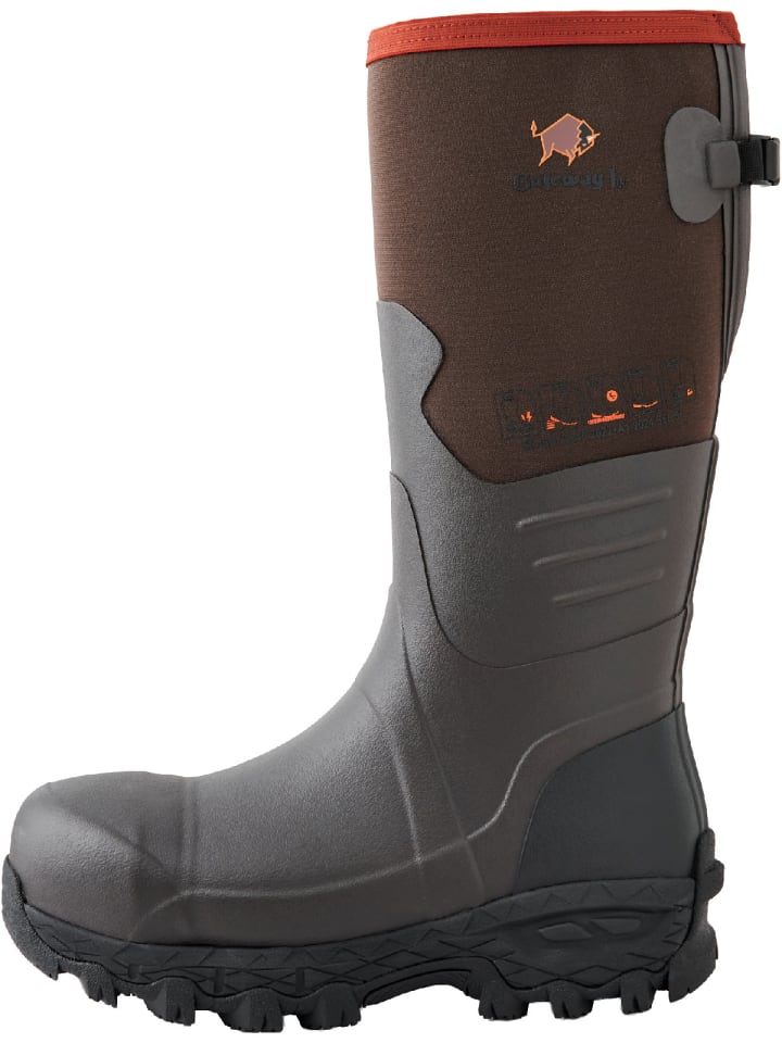 Gummistiefel Country 17" 4mm Nano in dunkelbraun