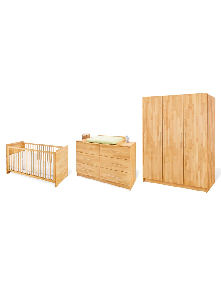 Kinderzimmer-Set Natura extrabreit groß, 3-tlg.